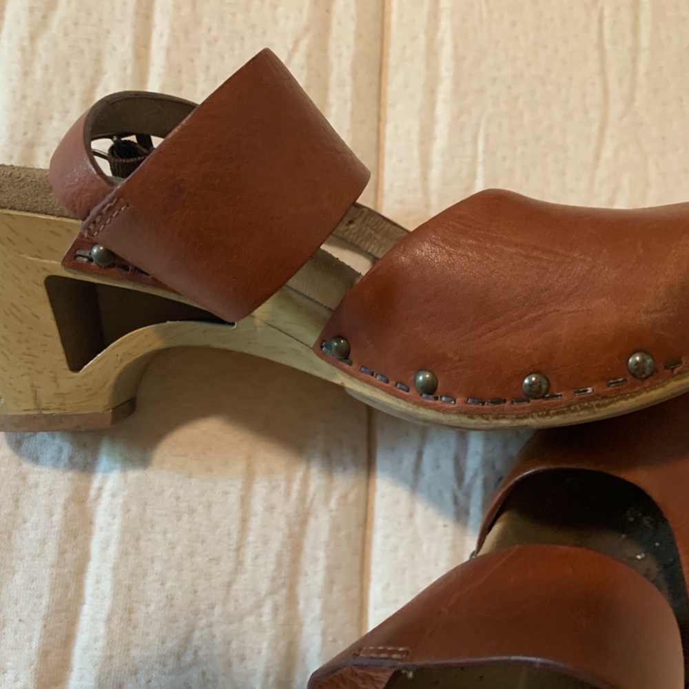 Dansko Thea Ankle Strap Heeled Clog